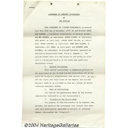 The Saticoy - Signed Agreement (1977).