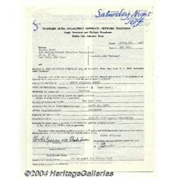 Phoebe Snow - Signed Contract (1976).