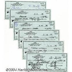 Cher - Group of Eleven Signed Checks (1999).