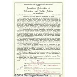 Beach Boys' Carl Wilson Signed Applications.