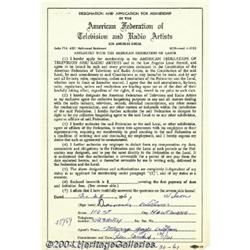 Beach Boys' Dennis Wilson Signed Contract.