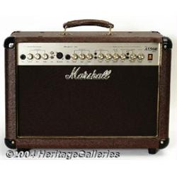 Marshall AS50R Acoustic Solo Combo Amplifier signed by Jim Marshall (2000).