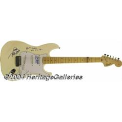 Beach Boys Signed Fender Guitar.