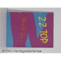 ZZ Top - "World Tour" Program Book.