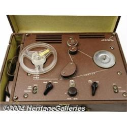Hank Williams, Sr. Reel to Reel Tape Recorder.