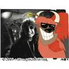 Image 1 : Ozzy Osbourne Photo with Yakkity Yak Animation Cel.