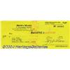 Image 1 : Herbert "Zeppo" Marx -Signed Check (1975).