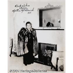 Hattie McDaniel Signed 8" x 10".