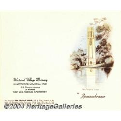 Marilyn Monroe - Remembrance Card (1962).