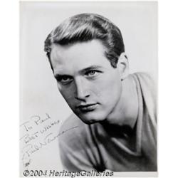 Paul Newman and Joanne Woodward Autographed Photos (undated).