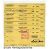 Image 1 : Gregory Peck - Group of Seven Signed Checks (1979).
