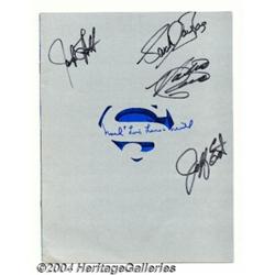 Superman Souvenir Program - Autographed Memorabilia (1978).