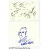 Image 3 : Group Lot of Signed Celebrity Sketches