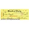 Image 1 : Ben Turpin - Signed Check (1922).