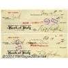 Image 1 : Two Ben Turpin Checks.