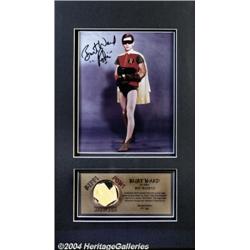 Burt Ward As Robin the Boy Wonder Limited Edition Autograph and Swatch 20/250.