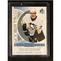 2006-07 SP AUTHENTIC ROOKIE YEAR EVGENI MALKIN HOCKEY CARD