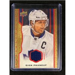 UPPER DECK HOCKEY JERSEY CARD DION PHANEUF