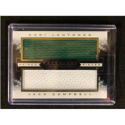 PANINI ANTHOLOGY PAIRED PIECES HOCKEY CARD (LEHTONEN/ CAMPBELL)