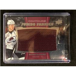 UPPER DECK CONTOURS JUMBO FABRICS NATHAN MacKINNON HOCKEY CARD