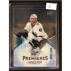 UPPER DECK ICE PREMIERES JOAKIM RYAN HOCKEY CARD (0557/1299)