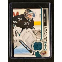 UPPER DECK GAME JERSEY ANTTI NIEMI HOCKEY CARD