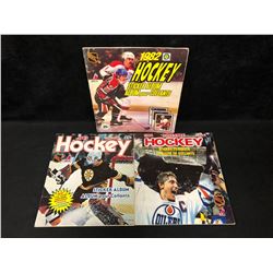 VINTAGE HOCKEY STICKER ALBUMS LOT