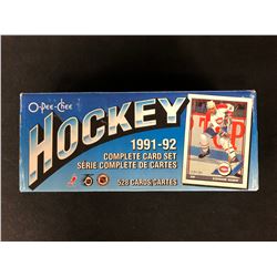 1991-92 O-PEE-CHEE HOCKEY BOX