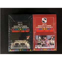 1990-91 OHL/ WHL HOCKEY CARD BOX LOT