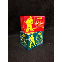 1990 & 1991 SCORE HOCKEY CARD BOX LOT