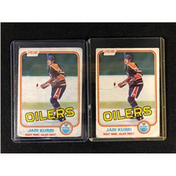 1981-82 Topps #18 Jari Kurri Rookie Card Lot