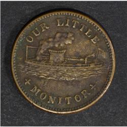1863 CIVIL WAR  OUR LITTLE MONITOR 