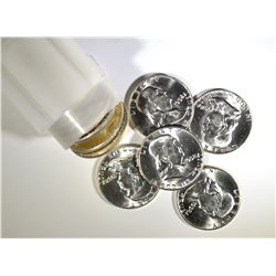 BU ROLL OF 1958-D FRANKLIN HALF DOLLARS