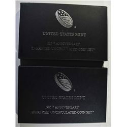 2-2017 ENHANCED 225th ANNIV MINT SETS
