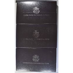 3-1989 2-PIECE CONGRESSIONAL COMMEM SETS