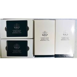 2-UNC & 2-Pf 1991 KOREAN WAR COMMEM DOLLARS