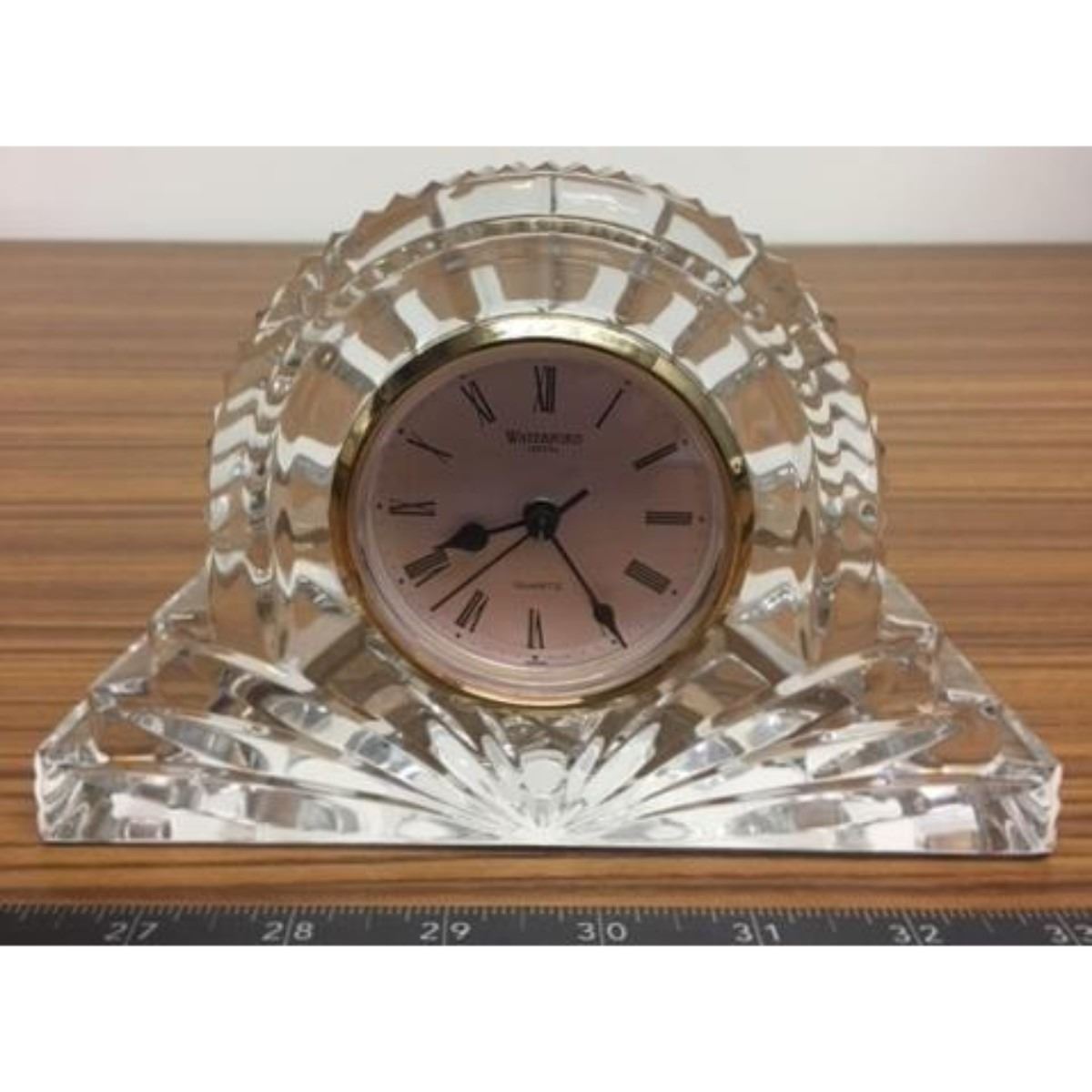 Fine Waterford Crystal Mantel Clock Quartz