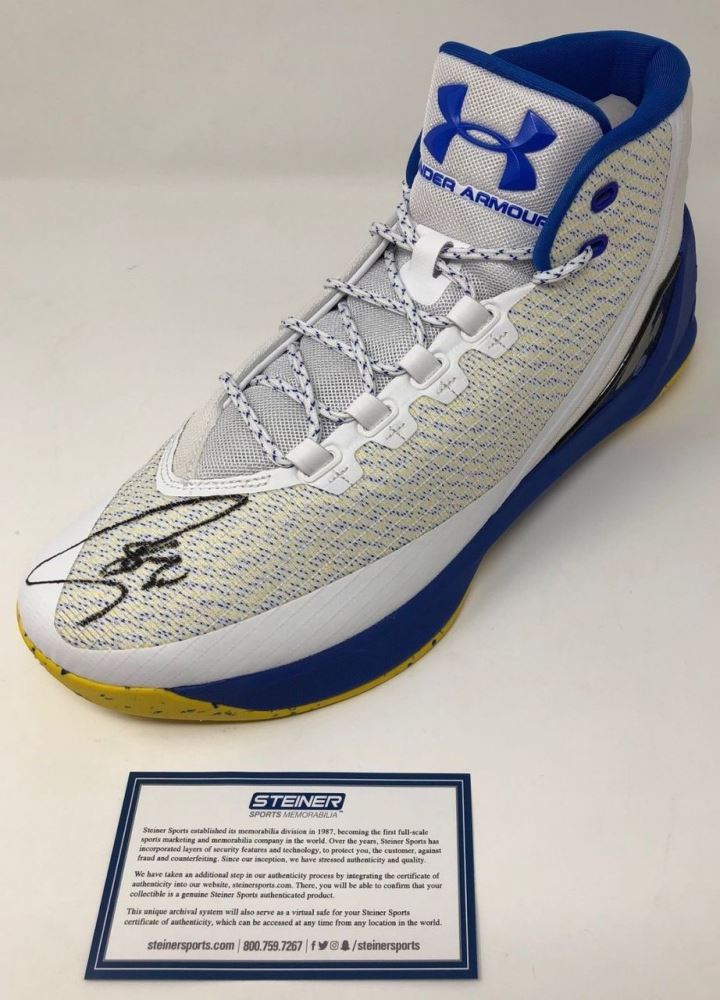 steph curry signed shoes