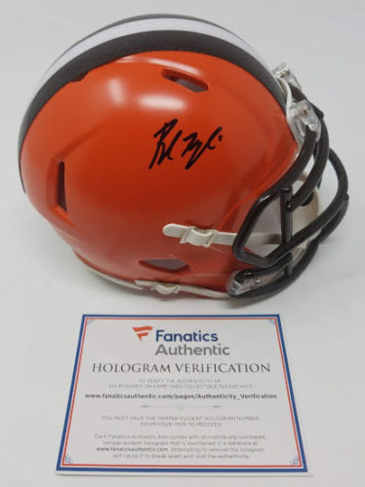 baker mayfield autographed helmet