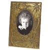 Image 1 : Newcomb frame, hammered, embossed and pierced brass 