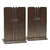 Image 1 : Roycroft bookends, pair, hammered copper 
