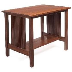 Gustav Stickley library table, #655, rectangular 