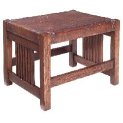 Gustav Stickley footstool, #395,  