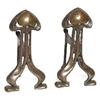 Image 1 : Arts and Crafts andirons,  