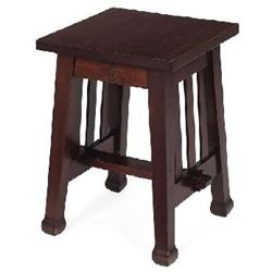 Roycroft tabouret #49, mahogany