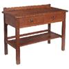 Image 1 : Arts and Crafts server, two drawers 