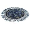 Image 1 : Arts & Crafts table mat, black linen 