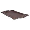 Image 1 : Frost tray, rectangular form, hammered copper 