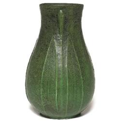 Grueby vase, tapered form 