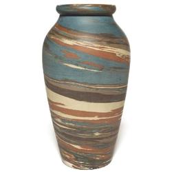 Niloak Missionware vase, large swollen form 